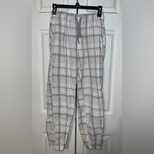 purple grey pj pants